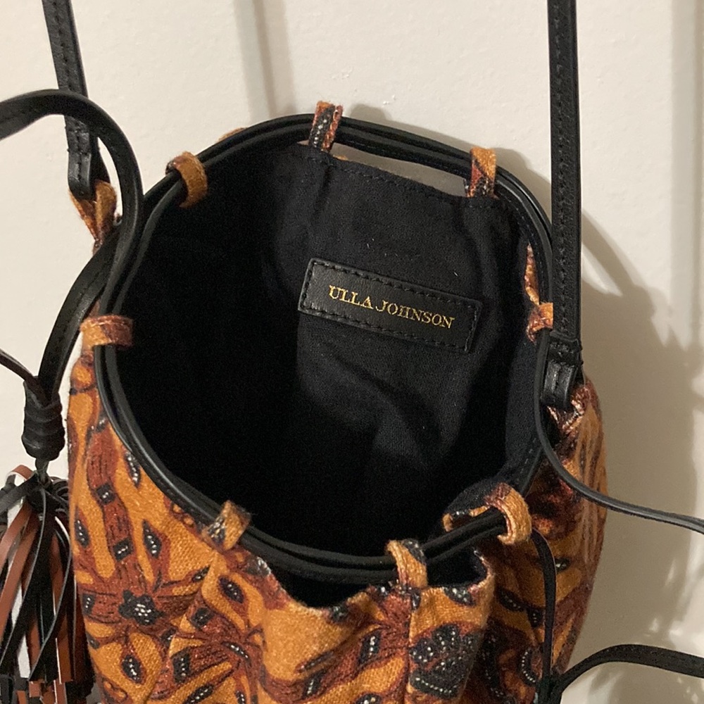 Ulla Johnson bag damaged tassels needs repair, one long end came off